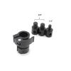 Alvins Quick Release Microphone Adapter, Upgraded Quick-Replaceable Mic Holder Connector, for Microphone Arm Handheld Boom Pole Mic Adapter with 3/8", 1/4" Screw view 3