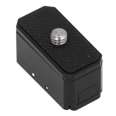 ANGGREK Portable Quick Release Plate, 1/4 Inch Screw Port Aluminum Dual Interfaces Camera Mount Adapter with Non Slip Pads for Zhiyun, for Osmo Action, for Insta360, Load Bearing 2kg