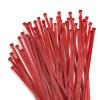 Aroono 10 inch Zip Ties-0.14 Width, 40lb Strength, 50pcs Cable Ties-Nylon Material, UV Resistant, High/Low Temperature Resistant-Durable, Ideal for Indoor and Outdoor Use-Red view 1