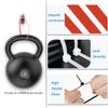 Aroono 10 inch Zip Ties-0.14 Width, 40lb Strength, 50pcs Cable Ties-Nylon Material, UV Resistant, High/Low Temperature Resistant-Durable, Ideal for Indoor and Outdoor Use-Red view 3