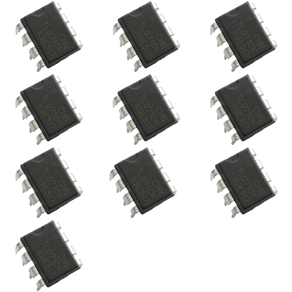 Bridgold 10pcs TL071CN TL071ACP TL071ACN TL071 071 Low Noise JFET Quad Operational AmplifierDIP-8.