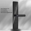 Asixxsix Smart Fingerprint Door Lock, IP66 Weatherproof Fingerprint Door Lock with APP Control, Aluminum Alloy Keyless Entry Door Lock with Handle for Home and Commercial Use view 3