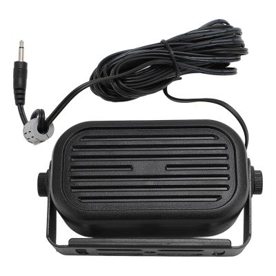 SP 35L 3.5mm External Speaker, Mobile Radio Car Truck Vehicle Speaker with 14.76ft Cable, Mini External Speaker for Ham Radio, CB and Scanners Transceiver