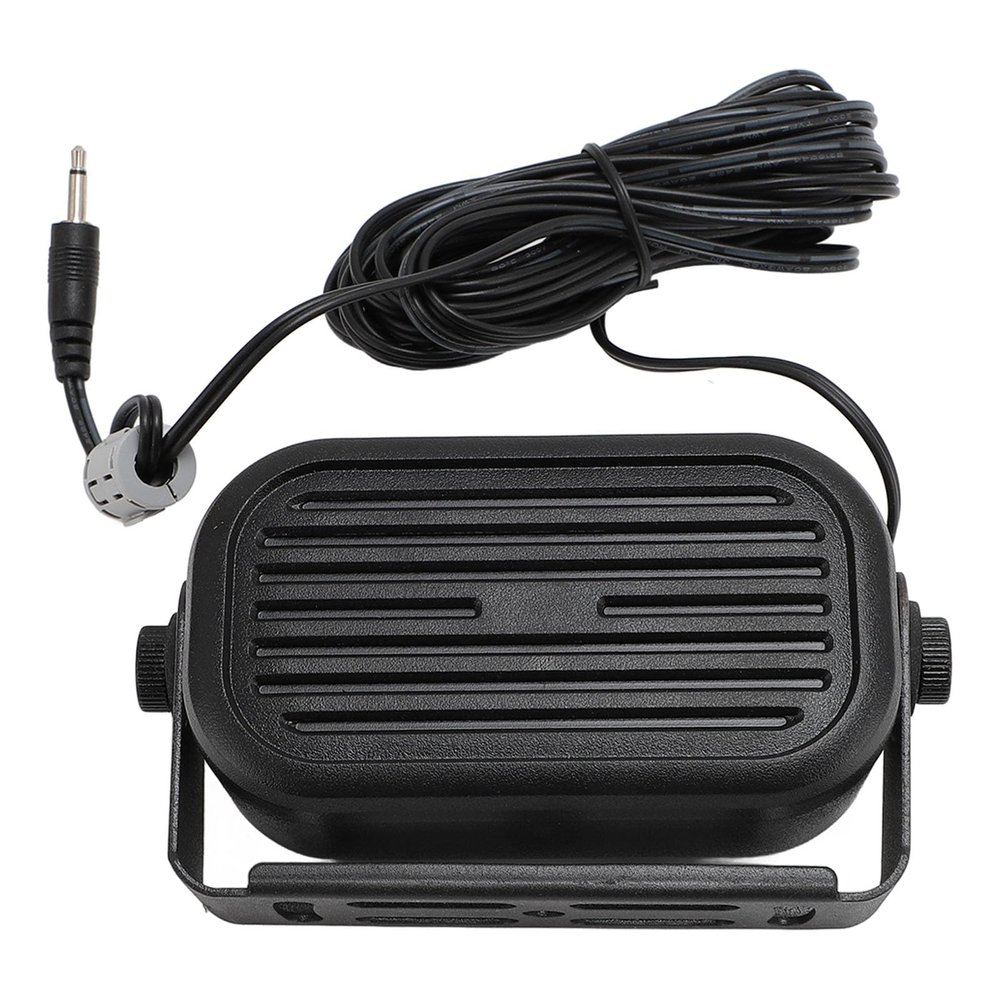 SP 35L 3.5mm External Speaker, Mobile Radio Car Truck Vehicle Speaker with 14.76ft Cable, Mini External Speaker for Ham Radio, CB and Scanners Transceiver