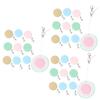 FOMIYES 30pcs Electronic Eyeglass Phone Cleaning Random Lens Screen Cleaners for Glasses Smartphones and Electronics Washable Reusable view 1