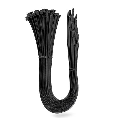 Aroono Black Nylon Cable Zip Ties-0.36 x 22 inch, 100 pcs Large Heavy Duty Zip Ties with 175 lbs Strength, Self-Locking Wire Ties-UV and Temperature Resistant, for Indoor Outdoor Use