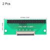 MECCANIXITY 2pcs FFC FPC Connector Board 42 Pins 0.5mm Socket to 2.54mm Double Row Male Pin Header Strip Adapter, PCB Converter Board for LCD TVs/Digital Cameras/Laptops view 2