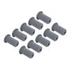 BTSEURY Cable Grommets, 10pcs Cable Routing Kit for Starlink Silicone Cable Feed Through Bushings Wall Grommet for Starlink Series Cable 0.75in Diameter (Gray) view 4