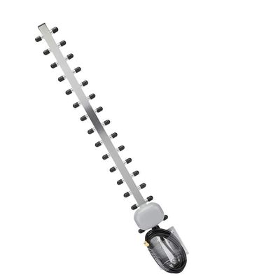 Yagi Antenna, Gold Plated Interface Aluminum Alloy High Gain 4G 25dBi Stable Network Card Antenna for Home
