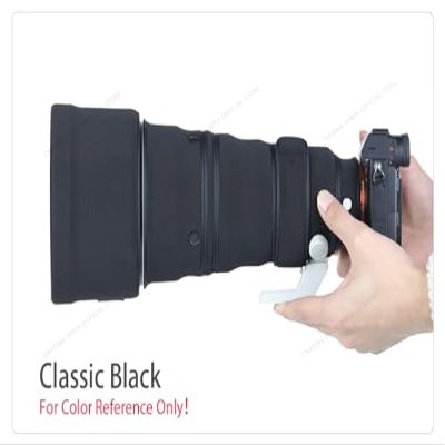 CHASING BIRDS Lens Camouflage Waterproof Coat for FUJIFILM GF 500mm F5.6 R LM OIS WR Rainproof Lens Protective Cover Version IV (Classic Black)