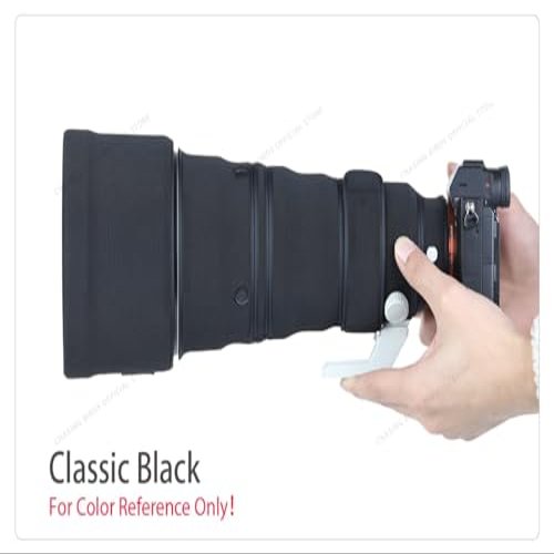 CHASING BIRDS Lens Camouflage Waterproof Coat for FUJIFILM GF 500mm F5.6 R LM OIS WR Rainproof Lens Protective Cover Version IV (Classic Black)