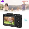 4K Digital Camera for Photography, 18X Zoom Autofocus Retro Video Camera Camcorder with 3 Inch Flip Screen, 64MP Travel Compact Camera for Selfie Vlogging (Black) view 4