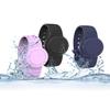 Airtag Holder for Kids,3 Pack Silicone Waterproof Hidden Bracelets for Kids, GPS Tracker Wristbands Compatible with Apple Airtag (Black/Purple/Middle Night Blue) view 1