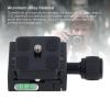 Camera Quick Release Clamp 50mm, Arca Design, Built in 3 Bubble Level, 3/8 to 1/4 Inch Thread, Aluminum Alloy, Compatible with Quick Release Plate 33 to 38mm Wide view 3