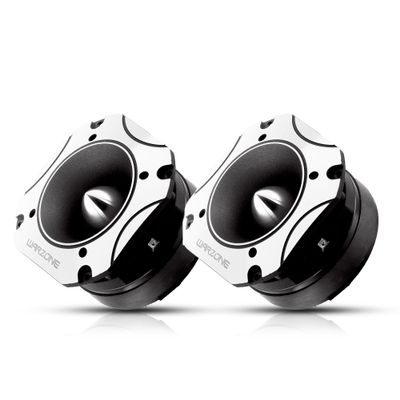 2X War-Zone WZ60TW 4.02-Inch Super Tweeter Speaker, 4 Ohm, 3200W Total Max Power, 105dB Sensitivity, Titanium Diaphragm, CCAW Voice Coil for Pro Car Audio (Pair)
