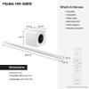 SAMSUNG S801D 3.1.2ch Soundbar w/Wireless Dolby Atmos Audio, Ultra Slim Design, with Alexa Built-in, HW-S801D/ZA (Renewed), White view 2