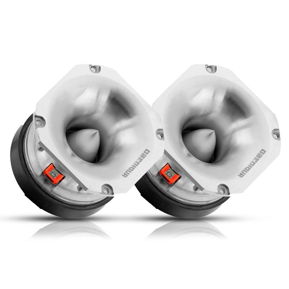 2X Audio360 AD44TW 3.93-Inch Super Tweeter Speaker, 4 Ohm, 4400W Total Max Power, 106dB Sensitivity, PEI Diaphragm, CCAR Voice Coil for Pro Car Audio