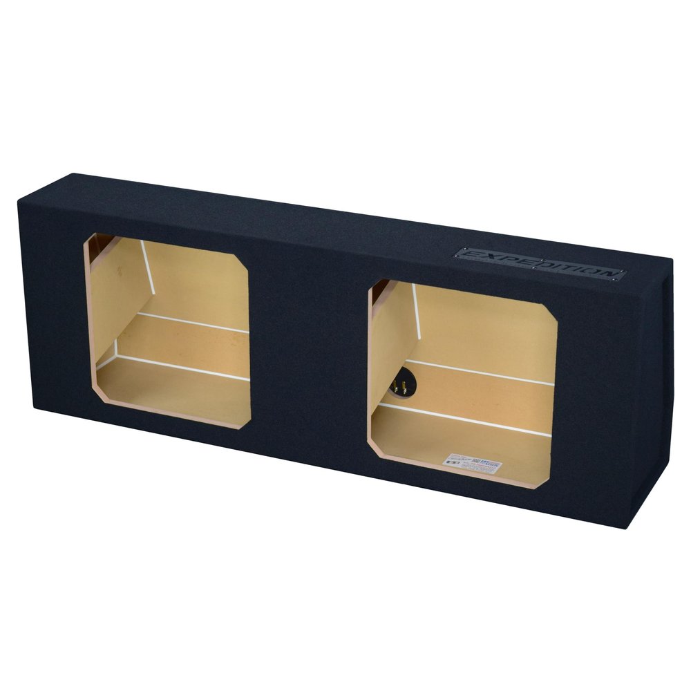 DirectNine Basics 15"" Dual Solo Baric Sealed Sub Box Expedition 1996-2024 Subwoofer Enclosure Speaker Box Car Audio