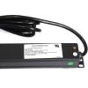 Aeons 1U 19" Rack Mount Server Network PDU Power Strip, 10 Right Angle Outlets 15A Surge Protector Overload Protection, 10ft Power Cord, Rackmount Metal Slim Design, UL view 4