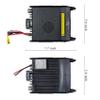 Quad Band Mobile Radio TYT TH-9800 Plus 50W Ham Radio Base Station 10M 6M 2M 70CM Amateur Transceiver for Vehicle Car Road Trip Hiking Cross-Band, Detachable Front Panel, Microphone, Programming Cable view 3