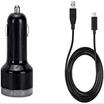 Yustda USB-C 5V Car Charger Replacement for Garmin Dezl OTR610 A04157 OTR710 A04158 dzlCam LGV610 LGV710 DriveSmart 66 76 86 RV Cam 795 GPS Truck Navigator 5VDC 3A Power Supply Cord Cable PSU