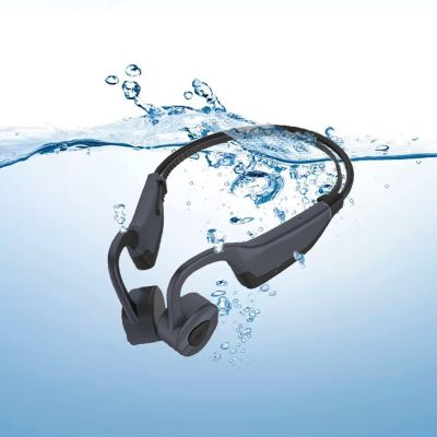 Bone Conduction Headphones Bluetooth Open Ear Bluetooth Headphones Ipx8 Waterproof Headphones for Swimming 5.3 Bluetooth 16Gb Mp3 & 8Hrs Playtime Wireless Underwater Earbuds for Swimming Black