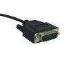 USB-JW Applicable PLC debugging cable Data cable 15-pin communication port JW-10 JW-30 JW-70 JW-100 Download Cable 3 meter view 2
