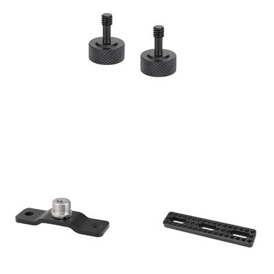 CAMVATE 1/4"-20 Thread Thumb Screw + Long Cheese Plate + 5/8'' Male to 1/4'' Female