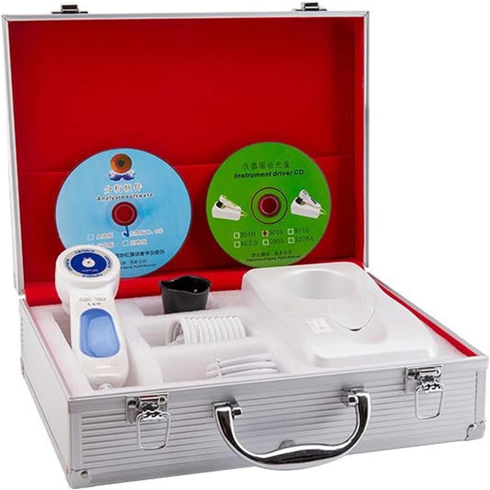 YYEDHEE Iridology Camera, Iriscope Iris Analyzer,Iris Eye Detector,Iris Camera,Iris Lens,with Aluminum Box + Hd 13 Million Pixel + Iris Analysis Software, for Beauty Salon, Spa