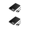 2.5inch SSD Box Mobile Hard Disk Enclosure USB3.1 for Notebook Solid Disk External Box USB3.1 2.5 Inch Mobile Case- Box USB3.1 SSD Disk Box view 1