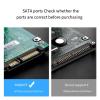 2.5inch SSD Box Mobile Hard Disk Enclosure USB3.1 for Notebook Solid Disk External Box USB3.1 2.5 Inch Mobile Case- Box USB3.1 SSD Disk Box view 3