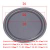 4PCS Radiator Bass Passive Speaker Repair Parts Accessories Theater Speaker Bass Diaphragm Speaker Passive Radiator view 3