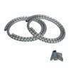 2Pcs Grey Cable Bundler (6.5 Feet) - Flexible & Expandable Cable Management Sleeve,Cable Organizer Coiled Tube Sleeve Cable(10mm,0.39inch) view 1
