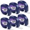 6 X Compatible with DYMO Letratag Label Maker Refills, Plastic Clear Replacement for DYMO Letratag Refills 91331 S0721660, Label Maker Tape for LT-100H LT-100T 200B QX50 view 1