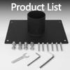 KUOPYT Black Mount Adapter for Starlink Gen 3,Mounting Kit Compatible with Starlink Internet Kit Satellite,Roof Router Mount Accessories view 3