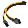 OPFBA 18AWG 8Pin to Dual 8Pin(6+2) Power Cable for GPU Power Cable for Tesla K80 M40 M60 P40 P100,20CM, OPFBA288 view 1