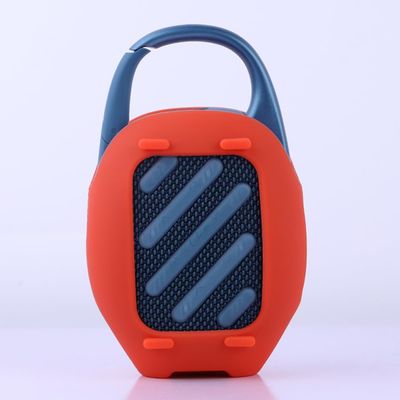 Speaker Case Silicone Cover Sleeve for JBL Clip 5,Soft Protective Skin Shell for JBL Clip 5- Portable Bluetooth Speaker Accessories (Red)