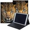 DEGDFSGR for Samsung Galaxy Tab A8 10.5 Case with Keyboard, Detachable Wireless Keyboard Magnetic Closure Protective Cover Case for Samsung Tab A8 2022[SM-X200 X205 X207], Leopard Tiger view 1