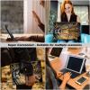 DEGDFSGR for Samsung Galaxy Tab A8 10.5 Case with Keyboard, Detachable Wireless Keyboard Magnetic Closure Protective Cover Case for Samsung Tab A8 2022[SM-X200 X205 X207], Leopard Tiger view 2
