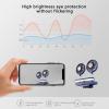 Binguowang Monitor Fan with Clamp & Light Bar Desk Lamp with fan for Office mini Desk fan small quiet with lamp for PC Laptops Tablet for Home Office Portable Working Reading Stand Lamp (Dark Blue) view 3