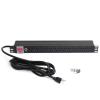 Aeons 1U 19" Rack Mount Server Network PDU Power Strip, 10 Right Angle Outlets 15A Switch, Overload Protector, 10ft Power Cord, Rackmount Metal Slim Design, UL view 1