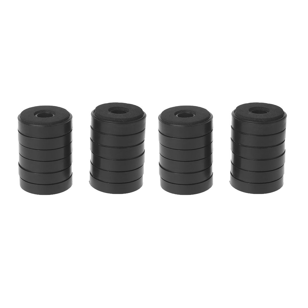 24Pieces Aluminum Alloy Frame Speaker Stands Feet Sturdy Foot Mats Reduce Solid Spare Parts Wall Plate