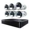 Night Owl Power Over Ethernet 12 Channel NVR Video Home Security Camera System with (6) Wired IP 4K HD Indoor/Outdoor Deterrence Cameras and 2TB Hard Drive (Add up to 4 Wi-Fi Cameras) view 1