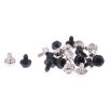 100Pcs Toothed Hex Computer PC Case Hard Drive Motherboard Mounting Screws for Motherboard PC Case CD-ROM Hard Disk Screws - (Color: A2) view 3