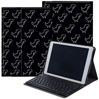 DEGDFSGR for Samsung Galaxy Tab A8 10.5 Case with Keyboard, Detachable Wireless Keyboard Magnetic Closure Protective Cover Case for Samsung Tab A8 2022[SM-X200 X205 X207], Dinosaur