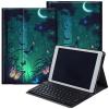 DEGDFSGR for Samsung Galaxy Tab A8 10.5 Case with Keyboard, Detachable Wireless Keyboard Magnetic Closure Protective Cover Case for Samsung Tab A8 2022[SM-X200 X205 X207], Butterfly in Green Forest view 1