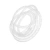ELLANA spiral protector Pipe Protector Spiral Wrap Sleeving Tube Cable Line Band Winding Wire Sleeves Diameter 6mm 8mm wraps cable(White,1 Meter ID 4.0mm) view 1