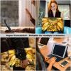 DEGDFSGR for Samsung Galaxy Tab A8 10.5 Case with Keyboard, Detachable Wireless Keyboard Magnetic Closure Protective Cover Case for Samsung Tab A8 2022[SM-X200 X205 X207], Blessed Sunflower view 2