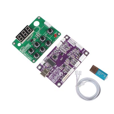 XUNKUANER M3 Nano Laser Engraver Controller Board Set, LiHuiyu Mainboard + Operation Panel for Mini Laser Stamp Engraving Machine for Co2 Laser Cutter Engarvering K40 (A Lock kit)