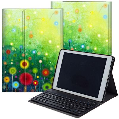 DEGDFSGR for Samsung Galaxy Tab A8 10.5 Case with Keyboard, Detachable Wireless Keyboard Magnetic Closure Protective Cover Case for Samsung Tab A8 2022[SM-X200 X205 X207], Colorful Pattern